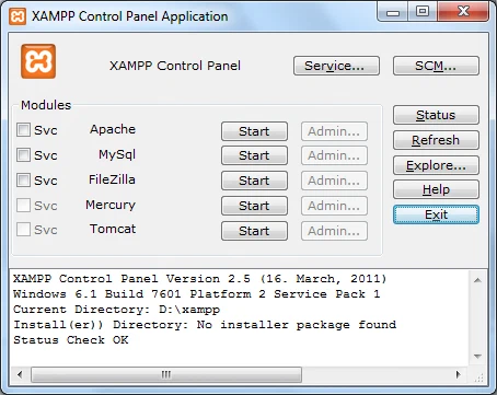 Control Panel